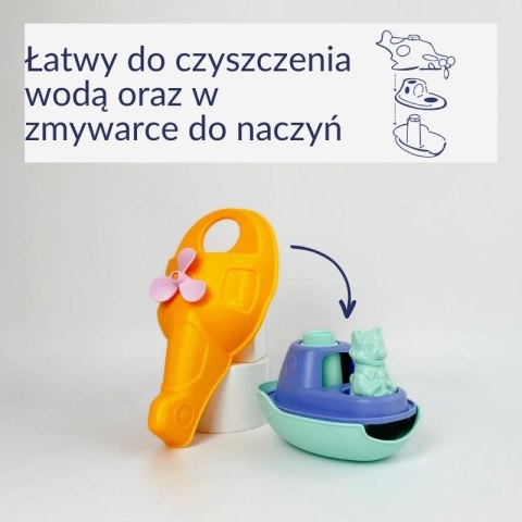 Mój pierwszy helikopter 2 w 1 niebieski zabawka dla dzieci Le Jouet Simple Mój pierwszy helikopter 2 w 1 niebieski zabawka dla dzieci Le Jouet Simple