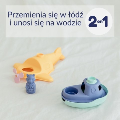 Pierwsza łódź podwodna 2 w 1 niebieska zabawka dla dzieci Le Jouet Simple Pierwsza łódź podwodna 2 w 1 niebieska zabawka dla dzieci Le Jouet Simple