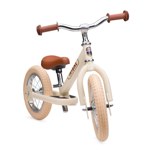 Pierwszy rower biegowy balansujący dziecięcy kremowy dla dzieci Trybike Pierwszy rower biegowy balansujący dziecięcy kremowy dla dzieci Trybike