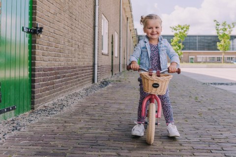 Pierwszy rower biegowy balansujący dziecięcy różowy dla dzieci Trybike Pierwszy rower biegowy balansujący dziecięcy różowy dla dzieci Trybike