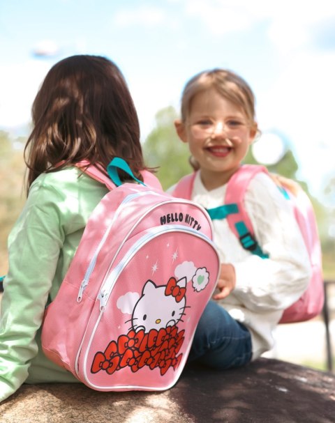 Plecak dla dzieci Hello Kitty, akcesoria zabawka dla przedszkolaka wyprawka