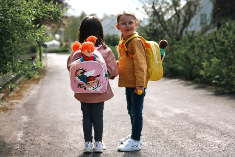 Plecak dla dzieci różowy akcesoria zabawka dla przedszkolaka wyprawka Pippi