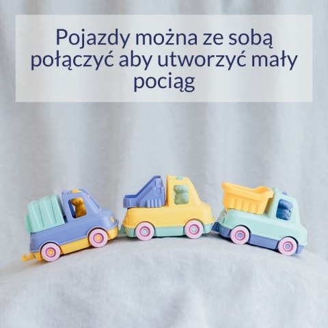 Samochody straż pożarna śmieciarka zestaw zabawka dzieci Le Jouet Simple