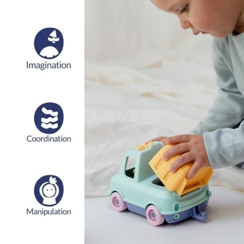 Samochody straż pożarna śmieciarka zestaw zabawka dzieci Le Jouet Simple