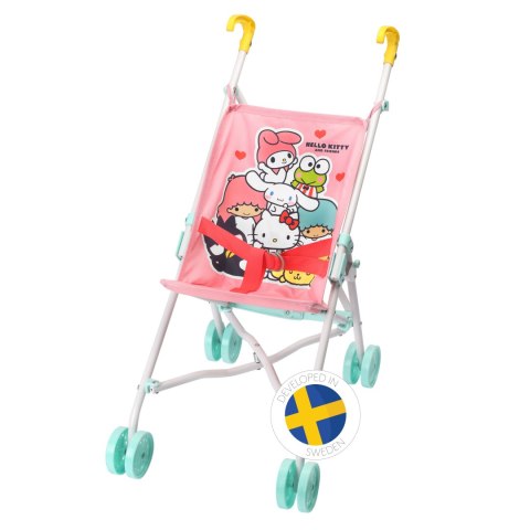 Wózek dla lalek Hello Kitty i przyjaciele spacerówka zabawka dla dzieci lalki Wózek dla lalek Hello Kitty i przyjaciele spacerówka zabawka dla dzieci lalki