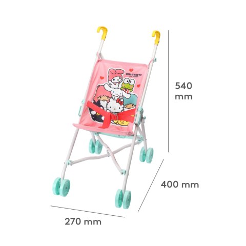 Wózek dla lalek Hello Kitty i przyjaciele spacerówka zabawka dla dzieci lalki Wózek dla lalek Hello Kitty i przyjaciele spacerówka zabawka dla dzieci lalki