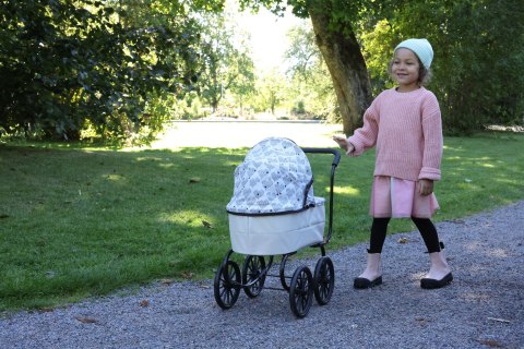 Wózek dla lalek w stylu retro, gondola, zabawa z lalkami, zabawka, Skrallan Wózek dla lalek w stylu retro, gondola, zabawa z lalkami, zabawka, Skrallan