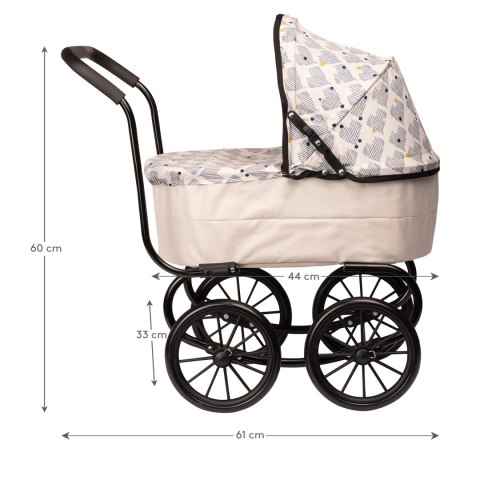 Wózek dla lalek w stylu retro, gondola, zabawa z lalkami, zabawka, Skrallan Wózek dla lalek w stylu retro, gondola, zabawa z lalkami, zabawka, Skrallan