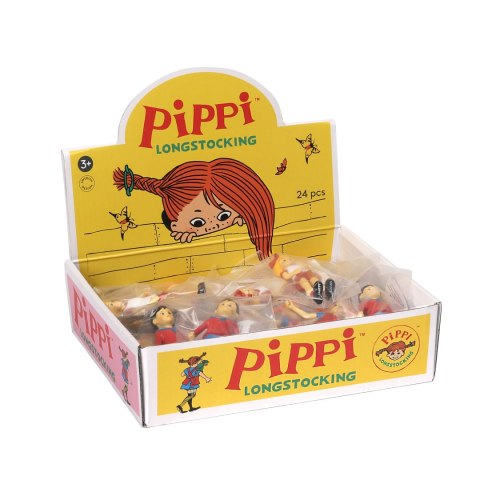 Zestaw figurek w pudełku ekspozycyjnym 24 szt Pippi Langstrumpf, zabawka Zestaw figurek w pudełku ekspozycyjnym 24 szt Pippi Langstrumpf, zabawka