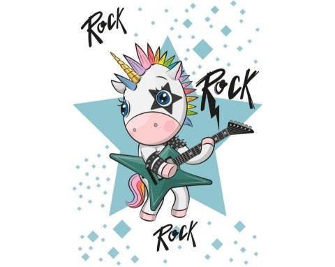 Diamentowa Mozaika 20x29 Jednorożec Rock Diamentowa Mozaika 20x29 Jednorożec Rock
