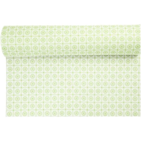 Filc W: 45 cm L: 5m Zielone Kwiatki Filc W: 45 cm L: 5m Zielone Kwiatki