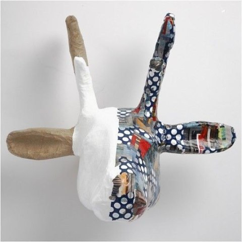 Głowa Jelenia z papier-mache H: 30 cm Głowa Jelenia z papier-mache H: 30 cm