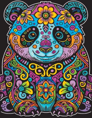 Kolorowanka Welwetowa 47x35 Panda