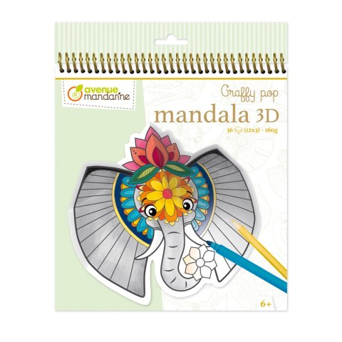 Kolorowanki Mandale 3D Zwierzęta sawanna Kolorowanki Mandale 3D Zwierzęta sawanna