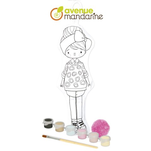 Lalka Olivia z materiału do pomalowania Lalka Olivia z materiału do pomalowania