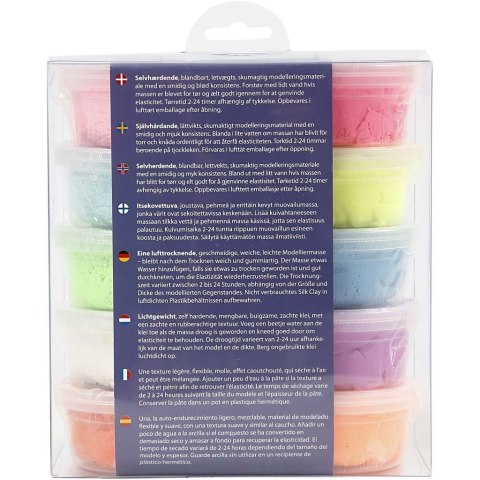 Masa Silk Clay - 10x40g kol. Pastelowe Masa Silk Clay - 10x40g kol. Pastelowe