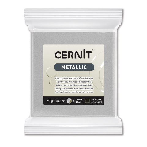 Modelina Cernit Metaliczna Srebrna 250 g Modelina Cernit Metaliczna Srebrna 250 g