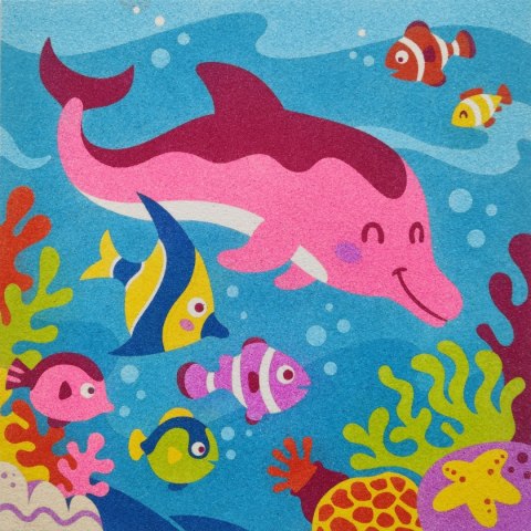 Piaskowe obrazki 30x30 cm Podwodny Skarb Piaskowe obrazki 30x30 cm Podwodny Skarb