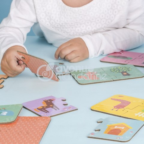 Puzzle 2-częściowe Siedliska zwierząt Puzzle 2-częściowe Siedliska zwierząt