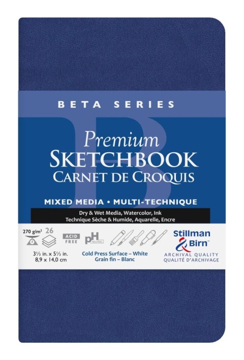 Szkicownik Beta 8,9x14 cm 270gsm Szkicownik Beta 8,9x14 cm 270gsm