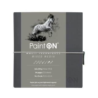 Szkicownik Paint`On 14x14 250g Szary