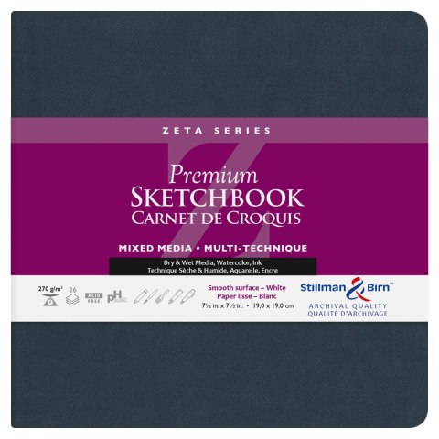 Szkicownik Zeta 19x19 cm 270gsm Szkicownik Zeta 19x19 cm 270gsm