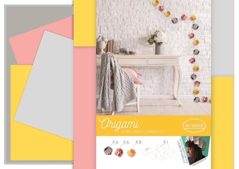 Zestaw Origami Świecąca Girlanda Zestaw Origami Świecąca Girlanda