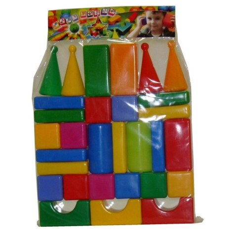 Klocki dmuchane 30elementów Klocki dmuchane 30elementów