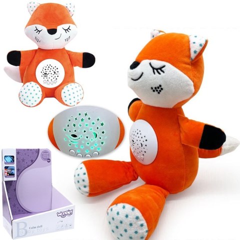 WOOPIE Przytulanka Usypiacz Projektor 2w1 Lis - 10 Kołysanek