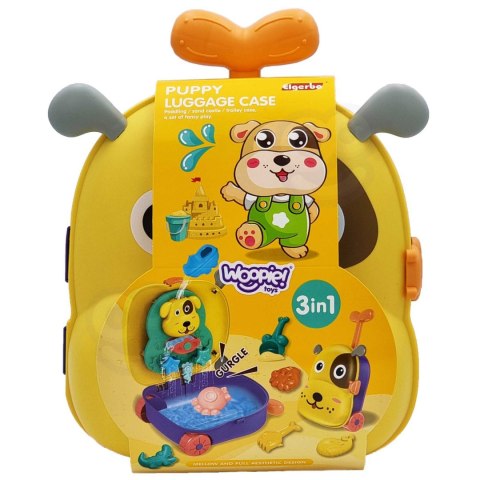 WOOPIE Zestaw do Piasku 3w1 Walizka Piesek + Zabawka Wodna - 8 szt. WOOPIE Zestaw do Piasku 3w1 Walizka Piesek + Zabawka Wodna - 8 szt.