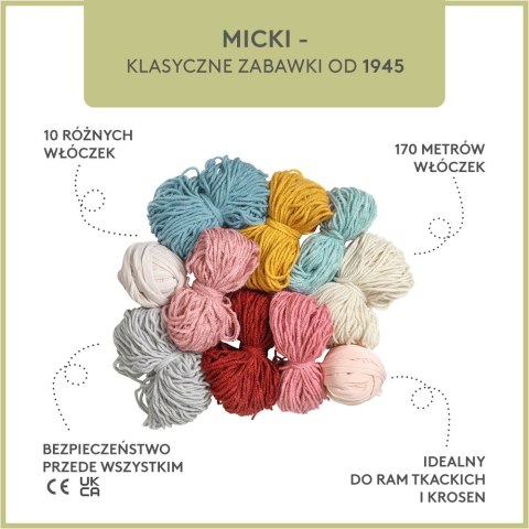 Zestaw włóczek do krosna Micki Zestaw włóczek do krosna Micki