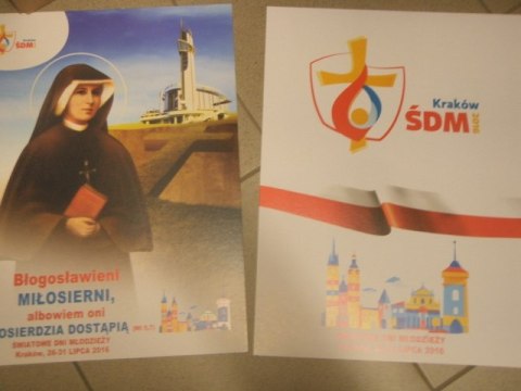 Emblemat 30x40 ŚWIATOWE DNI MŁODZIEŻY 2016 Emblemat 30x40 ŚWIATOWE DNI MŁODZIEŻY 2016