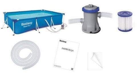 Basen STELAŻOWY 300x201x66cm 8w1 Bestway 56411