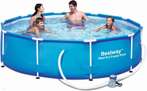 Basen ogrodowy BESTWAY 56408 stelażowy 305x76 cm Basen ogrodowy BESTWAY 56408 stelażowy 305x76 cm