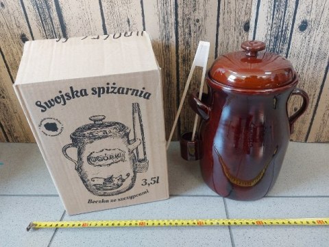 Garnek 3,5l KAMIONKA BRĄZ