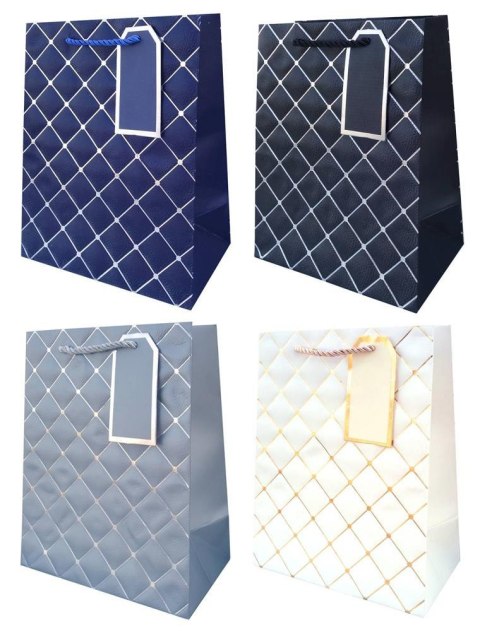 Torebki papierowe tłoczone 12szt. 23x18 nr 409 | QPM-097 Torebki papierowe tłoczone 12szt. 23x18 nr 409 | QPM-097