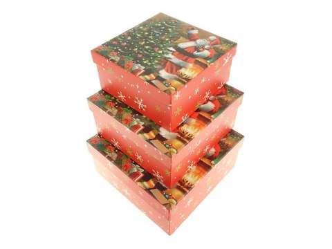 Zestaw 3 pudełek prezentowych Zestaw 3 pudełek prezentowych