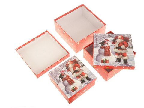 Zestaw 3 pudełek prezentowych Zestaw 3 pudełek prezentowych