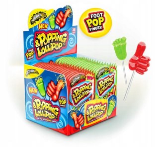 Lizak strzelający Popping Lollipop stopa kciuk JOHNY BEE 13g x 36szt
