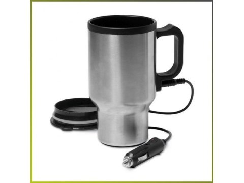Kubek samochodowy 12v inox stal MJ8205 Kubek samochodowy 12v inox stal MJ8205