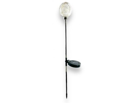 Lampa solarna ogrodowa kula RGB - 2szt. 6010
