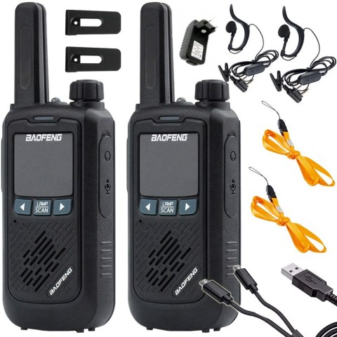 Krótkofalówki walkie talkie baofeng bf-t17 radiotelefon zestaw latarka 2szt Krótkofalówki walkie talkie baofeng bf-t17 radiotelefon zestaw latarka 2szt