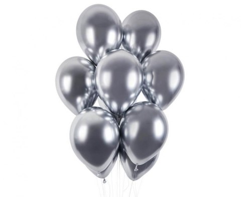 Balony shiny 13 cali - srebrne / 50 szt. GB120/89 Balony shiny 13 cali - srebrne / 50 szt. GB120/89