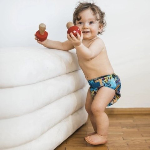 Pieluszka z kieszonką SUKULENTY 5-15kg - rzepy Pieluszka z kieszonką SUKULENTY 5-15kg - rzepy
