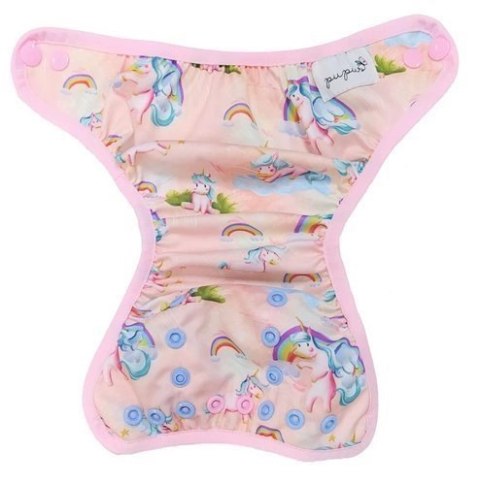Otulacz z lamówką - JEDNOROŻCE noworodkowy 3-8kg Otulacz z lamówką - JEDNOROŻCE noworodkowy 3-8kg