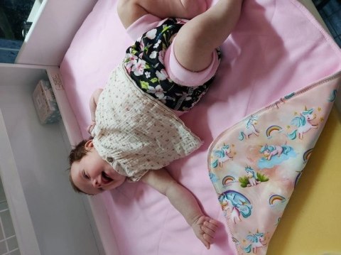 Chłonna MATA do przewijania JEDNOROŻCE