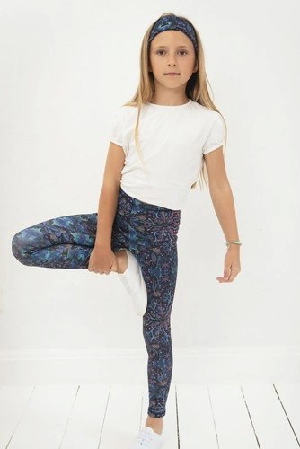 Długie Legginsy Dziecięce - Neon Splash Długie Legginsy Dziecięce - Neon Splash