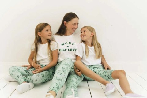 Długie Legginsy z Wysokim Stanem - Miętowy Zielony Długie Legginsy z Wysokim Stanem - Miętowy Zielony