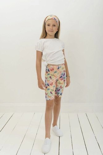 Krótkie Legginsy Dziecięce - Motyle Krótkie Legginsy Dziecięce - Motyle