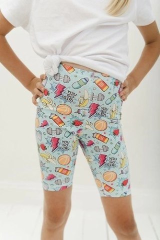 Krótkie Legginsy Dziecięce - You Go Girl
